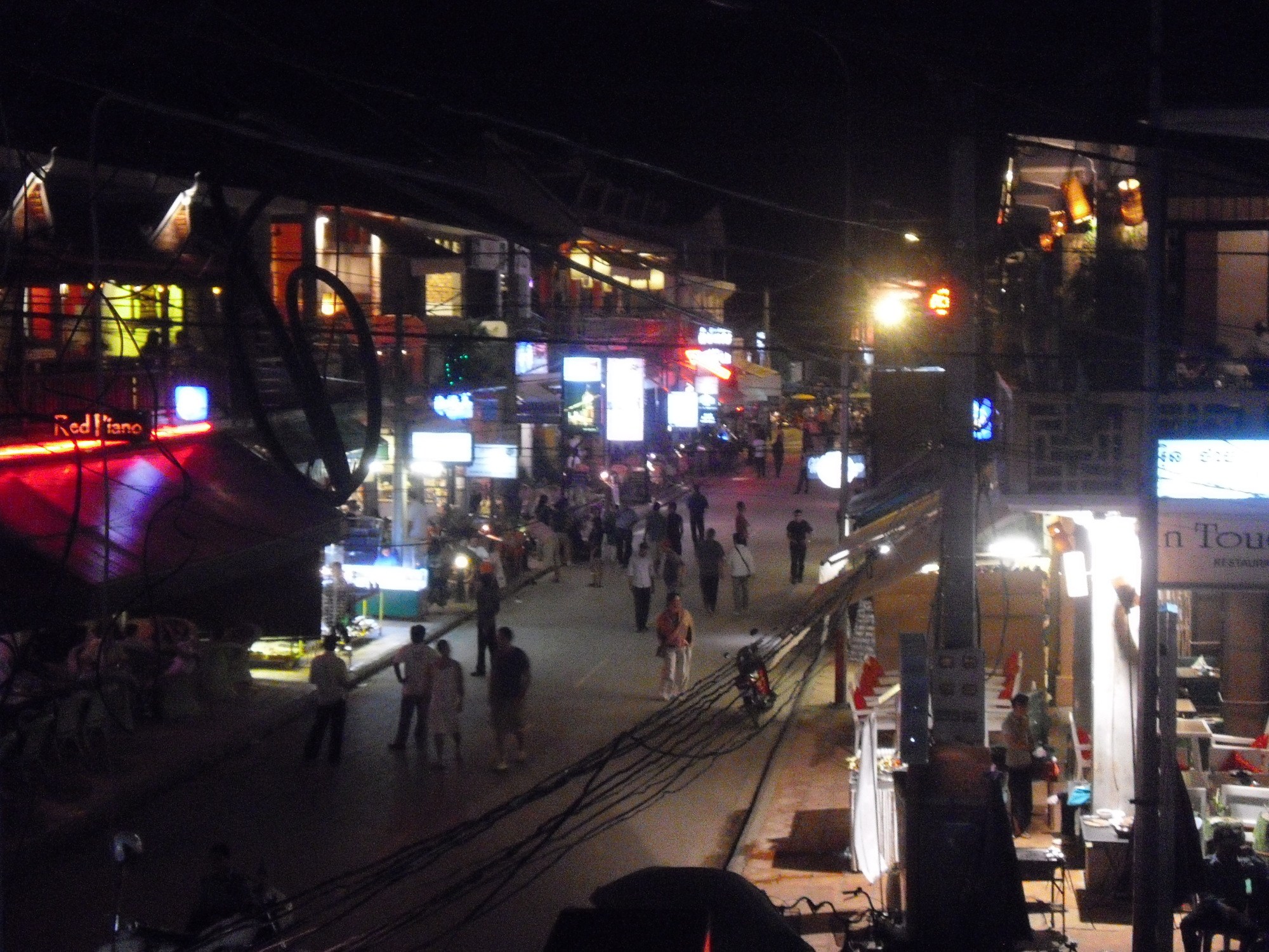 Downtown Siem Reap at night Downtown Siem Reap at night