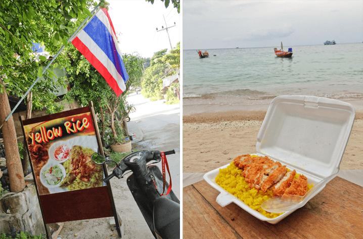 Yellow Rice and Chicken Koh Tao