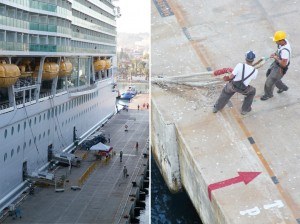 cruise ship docking