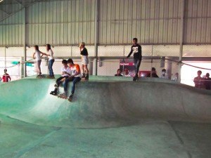 Rollerblading at Sorya Mall Phnom Penh