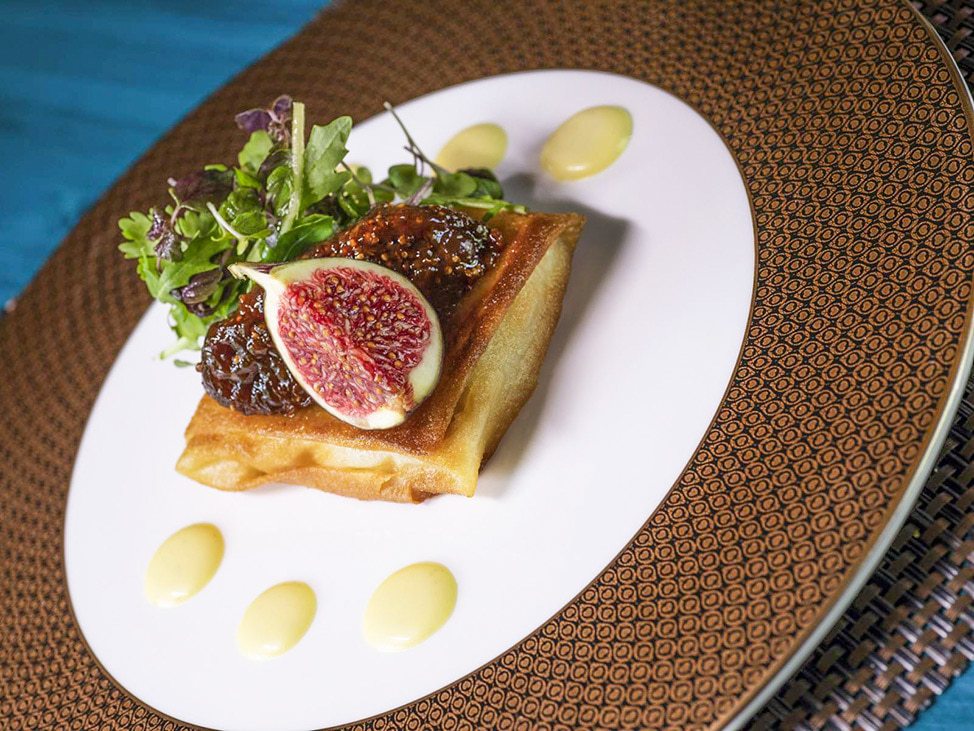 Fine dining in the Maldives