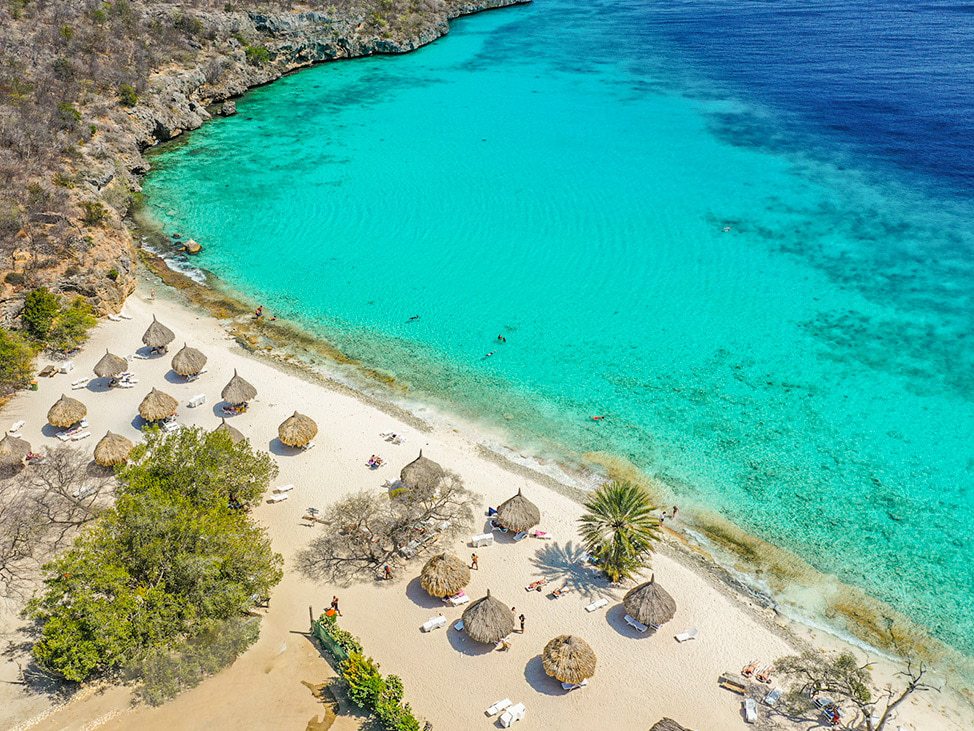 Sunny Beach Day in Curacao