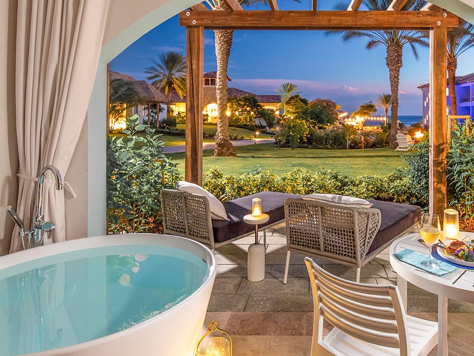 Sunset Walk Through Colorful Curacao