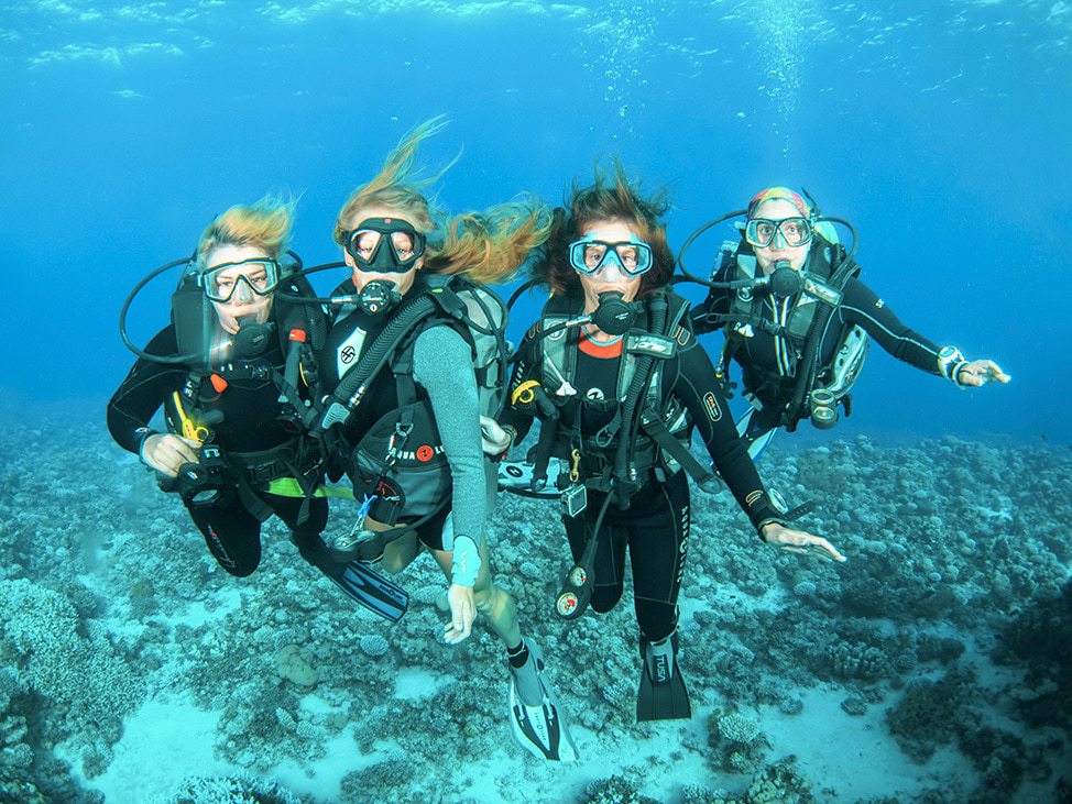 Red Sea Women Scuba Divers