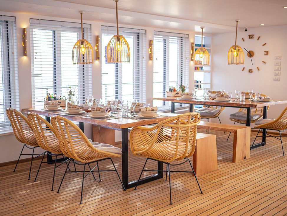 Red Sea Liveaboard dining room