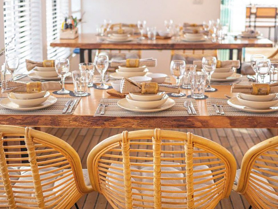 Liveaboard dining room