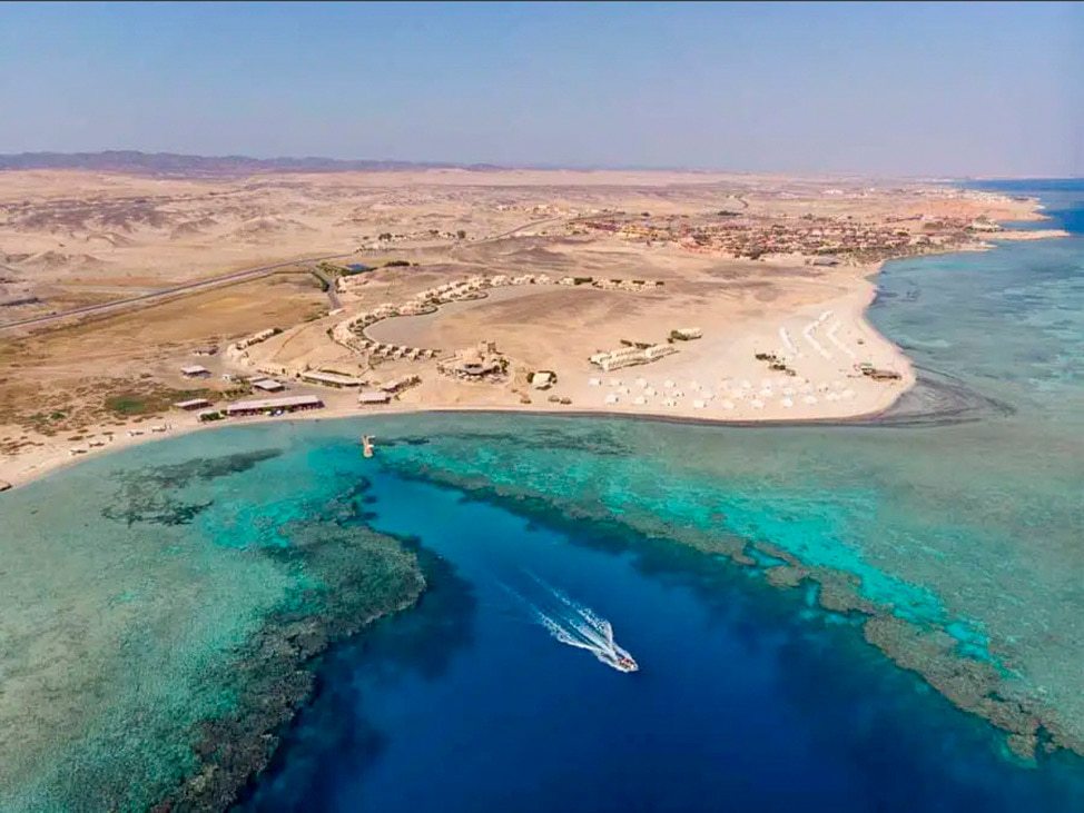 Red Sea drone shot