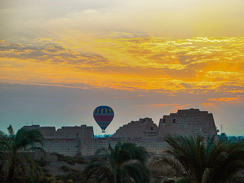Hot Air Balloon Sunset