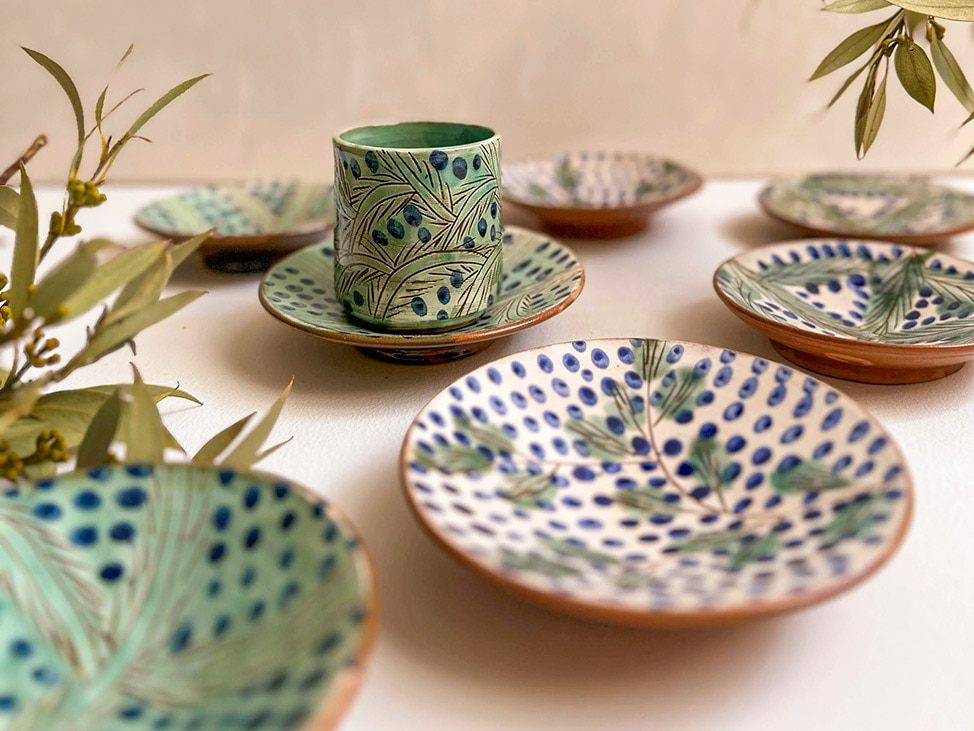 Egyptian Plates and Mugs