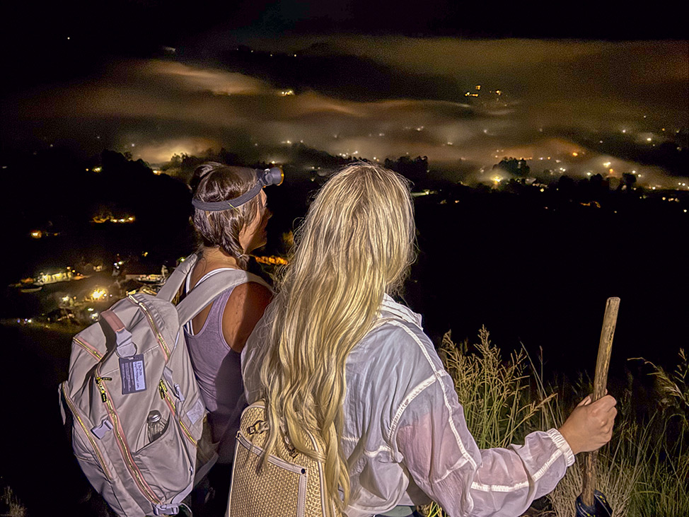 Sunrise hiking
