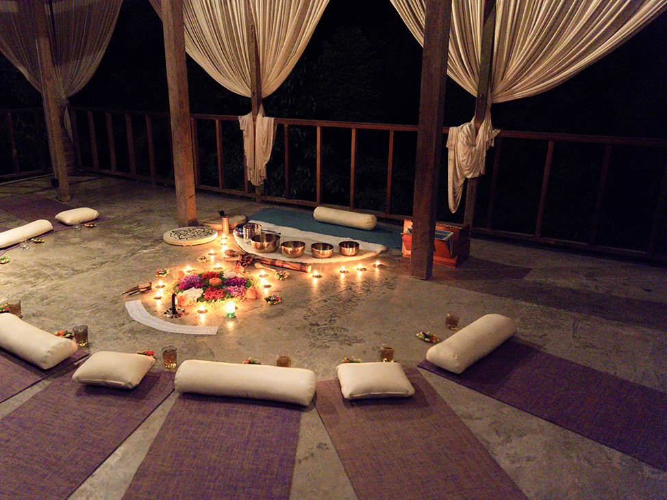 Nighttime yoga